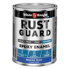 White Knight 1L Marine Blue Rust Guard Epoxy Enamel Paint