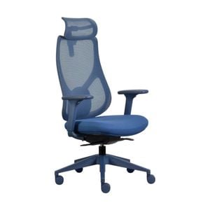Mondo Scout Chair Ergonomic Office Work W/ Mesh Back & Lumbar Support Navy