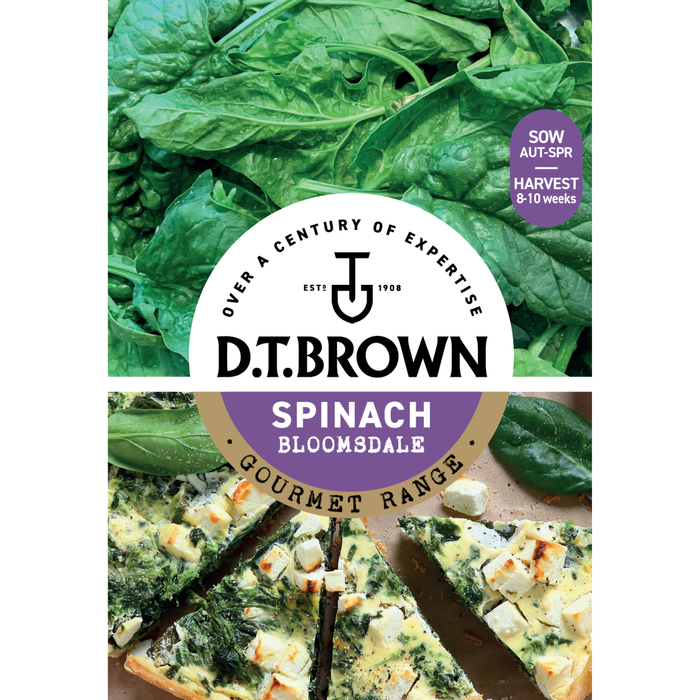 D.T. Brown Spinach Bloomsdale Seeds