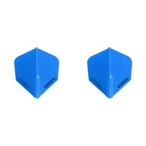 2x 3pc Robson Plus Dart Flights Standard Set - Clear White