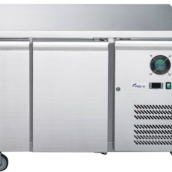 FED-X S/S Four Door Bench Fridge - XUB6C22S4V