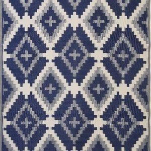 Eco-friendly Reversible Outdoor Plastic Mat-Chatai VWRC5-Blue-150x240cm