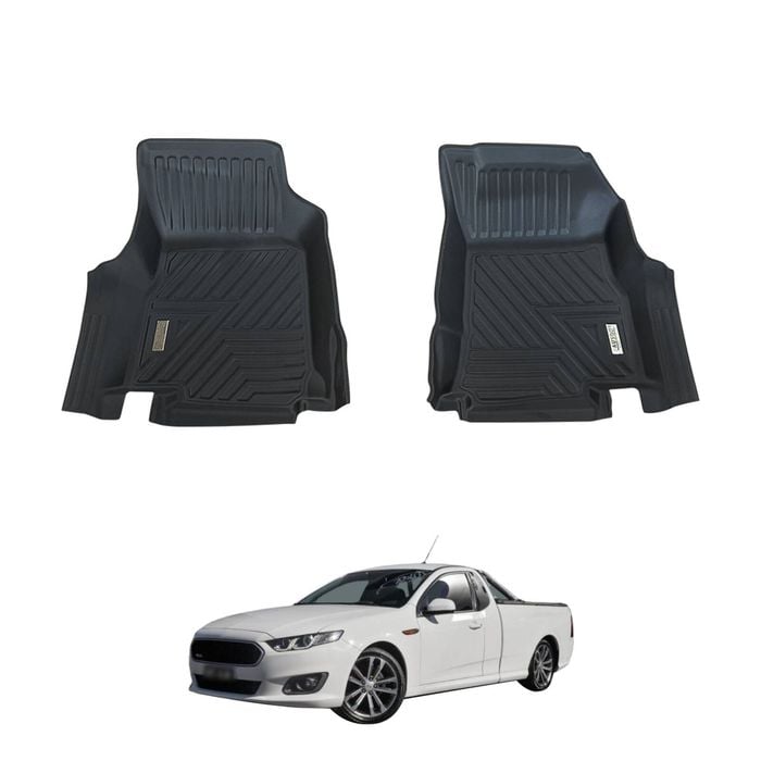 AUSGO Car Floor Mats for Ford Falcon FG Ute 2008-2019 All-Weather Floor Liners