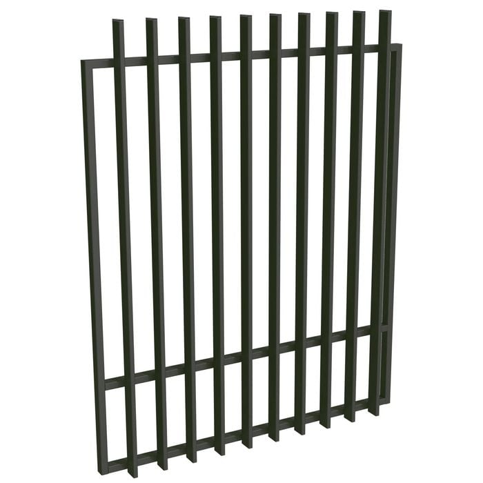 ProtectorAl 800-1200W x 1500H Woodland Grey Aluminium Radiator Pool Gate