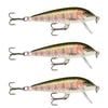 3x Rapala 9cm Countdown Sinking Hardbody Balsa Fishing Lures - Rainbow Trout