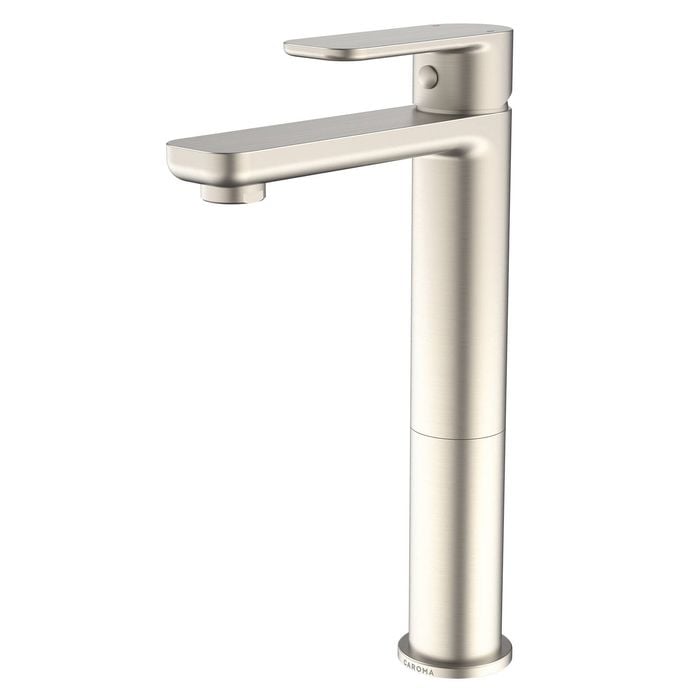 Caroma Luna Brushed Nickel Tower Basin Mixer    ,