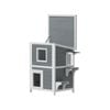 i.Pet Cat House Outdoor Shelter 56cm x 52cm x 82cm Rabbit Hutch Wooden Condo Small Dog Pet Enclosure