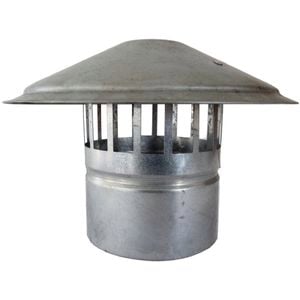 Kinetic 100mm Galvanised Cowl