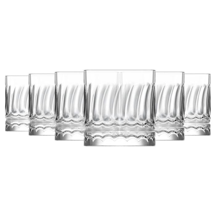 LAV Wave Whisky Glasses - 330ml - Pack of 6