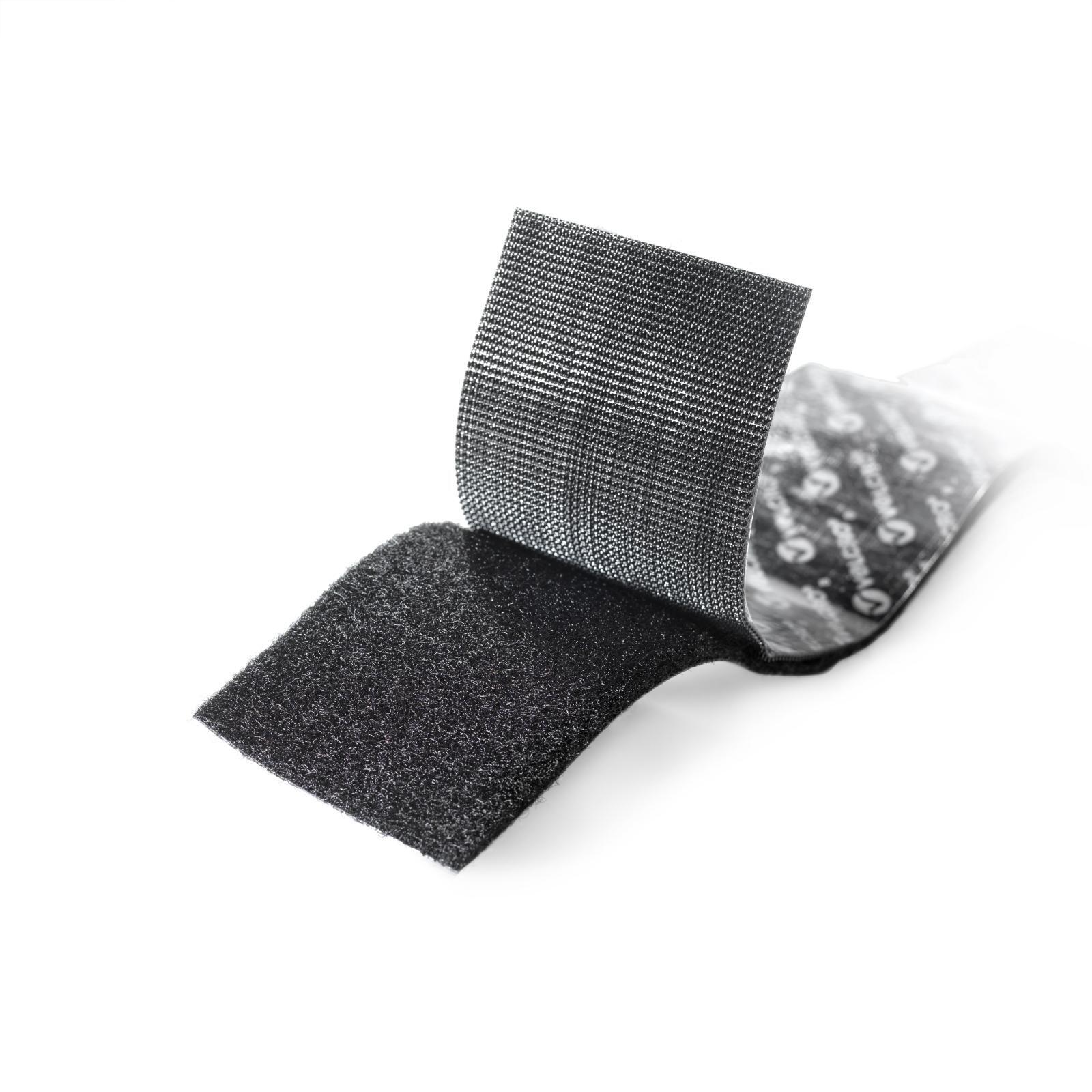 VELCRO Brand 50mm x 2.5m Black Heavy Duty Hook and Loop Tape
