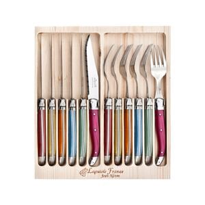 12pc Cutlery Set - Made in France - Mixed Colour