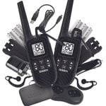 Uniden 2 Watt Handheld Adventure 2-Way Radio Deluxe Pack - Black | UH620-2DLX | Radio