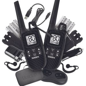 Uniden 2 Watt Handheld Adventure 2-Way Radio Deluxe Pack - Black | UH620-2DLX | Radio