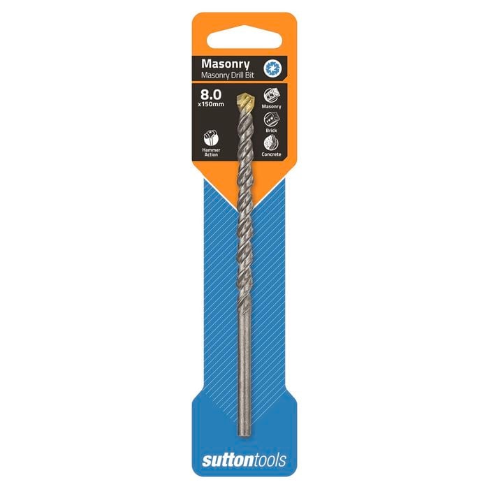 Sutton Tools 8 x 150mm SB TCT Masonry Drill Bit