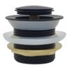 Kinetic 40mm Matte Black Non-Overflow Pop-Up Bath Waste