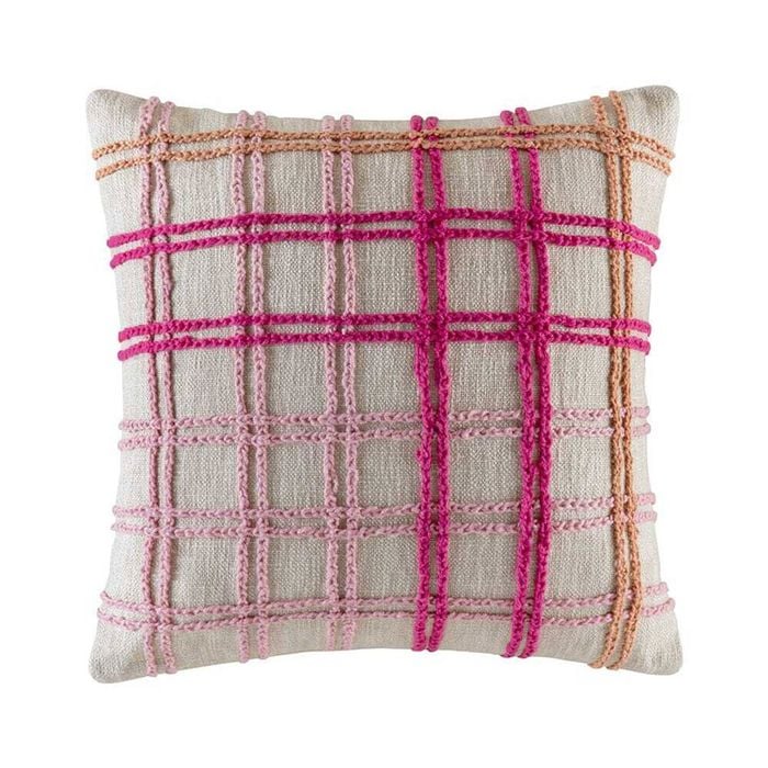 Kas Australia Baron Filled Cushion Decor Square 50x50cm - Lolly