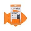 LickiMat Casper Slow Food Bowl for Cats - Orange