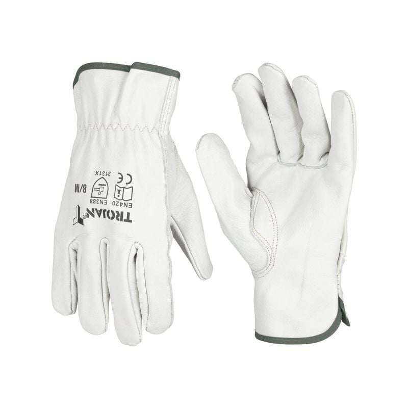 Trojan Medium Key Stone Thumb Leather Gloves