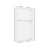 Lugna 1536 x 900 x 280mm White Cabinet Shell