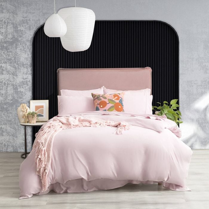 Ddecor Home Ultra Plush Microfiber Single Quilt Cover Set VNT Washed Lilac