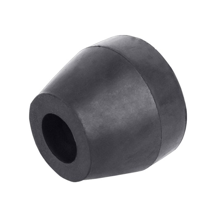 Sunrise Rubber Roller Taper Cap 2 1/2" 17mm Bore Black - Brr201