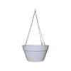 Northcote Pottery 32cm White Terrazzo Self-Watering Hanging Basket