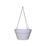 Northcote Pottery 32cm White Terrazzo Self-Watering Hanging Basket
