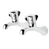 Foreno 20mm Chrome Espree Roulette Bath Taps - Suits All Pressure