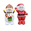 Lifebay Santa & Snowman Foil Balloons (2-Pack)