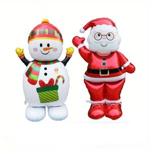 Lifebay Santa & Snowman Foil Balloons (2-Pack)