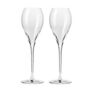 2pc Krosno Duet 230ml Champagne Flute Wine Glass Set - Clear