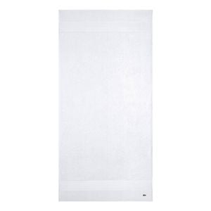 Lacoste LLECROCO Soft Organic Cotton Bath Towel Blanc 70x140cm