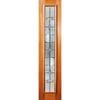 Woodcraft 2040 x 405 x 40mm Black Entrance Door One lite HM TG39GCFB