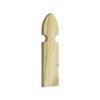 Genia Outdoor 68mm x 19mm Gothic Timber Picket - 1.2m