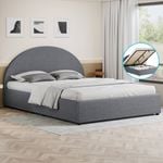 ALFORDSON Bed Frame Gas Lift Base Queen