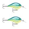 2x Rapala Dives to 8ft 5cm Crankbait Fishing Lures - Caribbean Shad