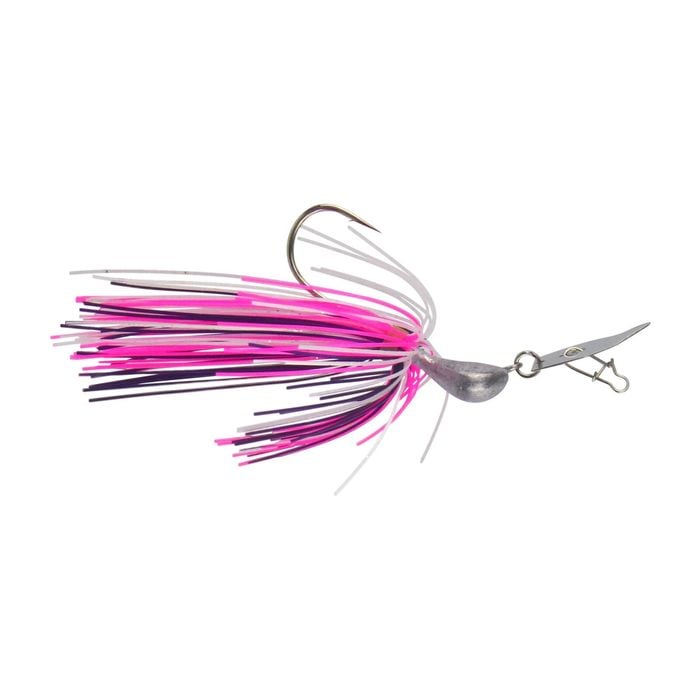 Dekoi 7gm Bladed Swim Jig, Chatterbait, Hot Flash, 2 Pack