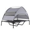 Costway Elevated Dog Bed Mesh Cot Removable Canopy Bag 122.5x91x95cm