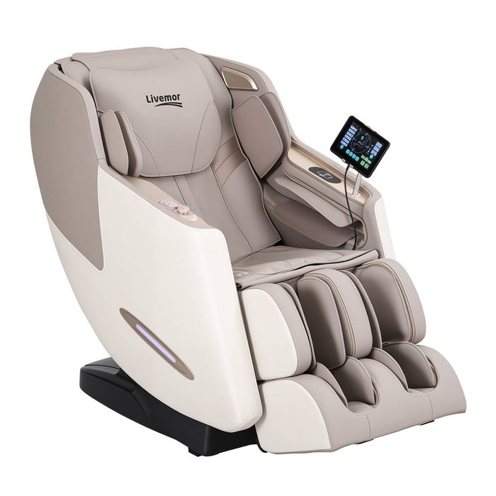 Livemor Elite 4D Massage Chair Full Body with SL Track, Auto Body Scan Zero Gravity & Heat, Recliner