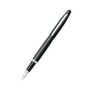 VFM Matte Black/Chrome Pen (Fountain Md Nib)