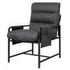 Levede Metal Framed Accent Chair - Dark Grey