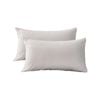 CottonMore 2pcs of 100% Cotton Seersucker White Pillowcases 48x73cm