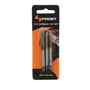 Frost Tap Set Imperial 3/16-1/4-5/16 3pc