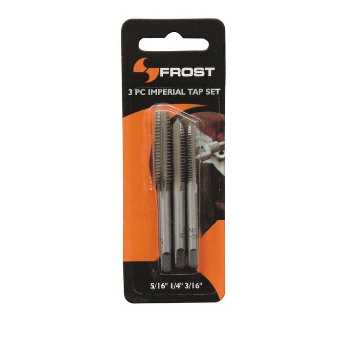 Frost Tap Set Imperial 3/16-1/4-5/16 3pc