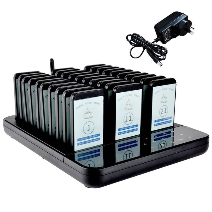 Restaurant Buzzers - 30 Pagers Efficient Queue Management