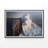 Wave Crashing Cliff  Print 100% Australian Made 90x60cm  (Poster)