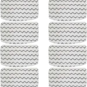 Hygieia 8 Steam Mop Pads For Shark S1000 – Replacement Dirt Grip Pads