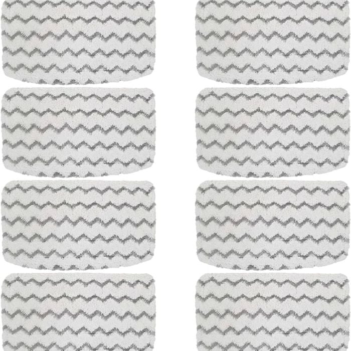 Hygieia 8 Steam Mop Pads For Shark S1000 – Replacement Dirt Grip Pads