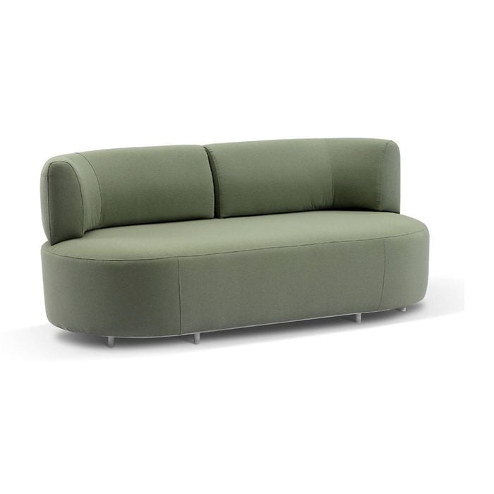 Onslow 2 Seater Outdoor Fabric Lounge La Palma Green