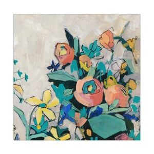Artey | Happy Spring Florals I - Stretched Canvas - Stretched Canvas - 50 x 50cm